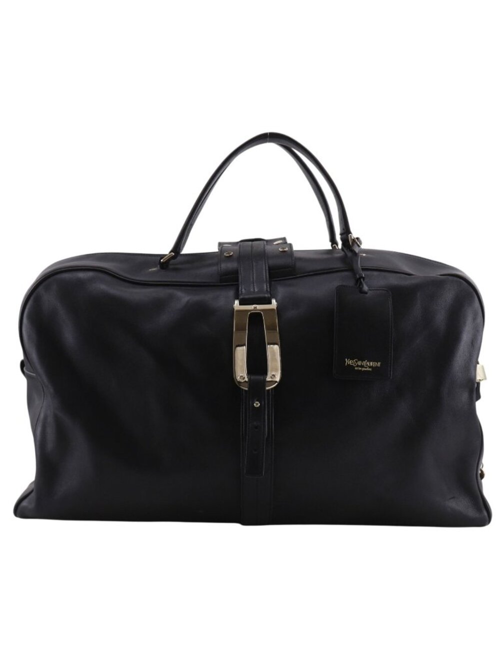 Saint Laurent Leather Black Boston - Picture 1 of 10